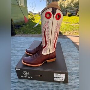 Ariat Brown and Cream Western Boots